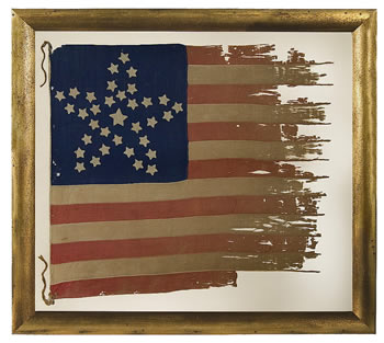 Rare Antique American Flag