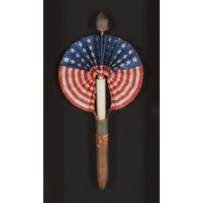 PATRIOTIC CIGAR FAN, ca 1905-1920's