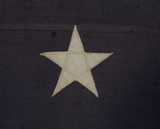 13 STARS IN THE 3RD MARYLAND PATTERN, A SMALL FLAG WITH GREAT VISUAL QUALITIUES, MADE DURING THE LAST DECADE OF THE 19TH CENTURY