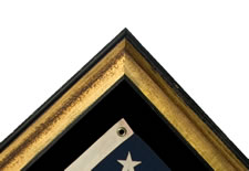 13 STARS IN A MEDALLION CONFIGURATION ON A SMALL-SCALE FLAG OF THE 1890-1920'S ERA