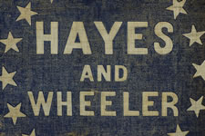 22 STARS , HAYES & WHEELER CAMPAIGN, 1876 ELECTION, THE ONLY KNOWN EXAMPLE