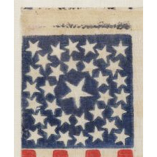 33 STARS, MEDALLION CONFIGURATION, PRE-CIVIL WAR THROUGH WAR PERIOD, 1859-1861