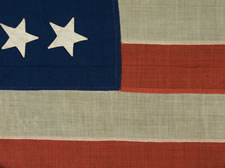 34 STARS, CIVIL WAR PERIOD, 1861-63, KANSAS STATEHOOD