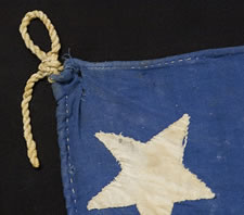 34 STARS, CIVIL WAR PERIOD, FOUND AMONG THE POSSESSIONS OF A VIRGINIA SOLDIER