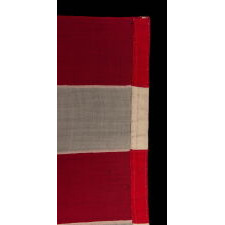 36 STAR ANTIQUE AMERICAN FLAG & MATCHING 6 STAR HOMEWARD BOUND PENNANT, (NEVADA STATEHOOD), 1864-1867; EXHIBITED AT THE MUSEUM OF THE AMERICAN REVOLUTION FROM JUNE – SEPTEMBER, 2021