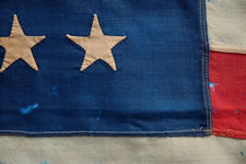 38 HAND-SEWN STARS, 1876-1889, EX-MASTAI COLLECTION