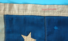 38 HAND-SEWN STARS, 1876-1889, EX-MASTAI COLLECTION