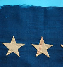 38 HAND-SEWN STARS, 1876-1889, EX-MASTAI COLLECTION