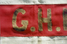 38 Star American National Flag -- Gilded Civi War Veteran's Post Lettering (GAR)