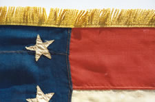 38 Star American National Flag -- Gilded Civi War Veteran's Post Lettering (GAR)