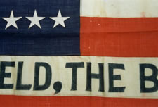 44 STAR PRESENTATION FLAG, 1894 CONGRESSIONAL CANDIDATE, WISCONSIN