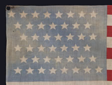 44 STARS, WYOMING STATEHOOD, 1890-1896, ZIGZAG ROWS, GREAT COLOR AND WEAR