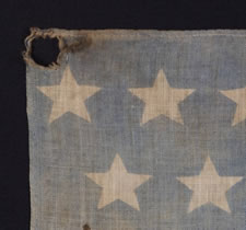 44 STARS, WYOMING STATEHOOD, 1890-1896, ZIGZAG ROWS, GREAT COLOR AND WEAR