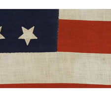 45 UPSIDE-DOWN STARS, 1896-1907, UTAH STATEHOOD, SPANISH-AMERICAN WAR ERA