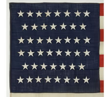 46 STARS, OKLAHOMA STATEHOOD, 1907-1912