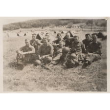 48 STARS ON AN AMERICAN FLAG MADE BY FRENCH RESISTANCE DURING WWII, PRESENTED TO THE 3RD SQUAD OF THE 8TH INFANTRY REGIMENT (MOTORIZED, 4TH INFANTRY DIVISION) FOLLOWING THEIR PARTICIPATION IN THE BATTLE OF NORMANDY, IN GRATITUDE OF THE NATION'S FORTHCOMING LIBERATION IN 1944, A WONDERFUL EXAMPLE