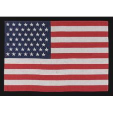 49 STARS ON A LARGE SCALE PARADE FLAG, ALASKA STATEHOOD, 1959-1960