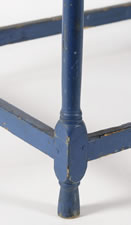 BLUE PAINTED STAND-UP DESK, LIKELY OF MAINE ORIGIN, CA 1840