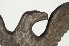 CAST IRON EAGLE, OHIO, SECOND HALF 19TH CENTURY