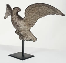 CAST IRON EAGLE, OHIO, SECOND HALF 19TH CENTURY