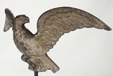 CAST IRON EAGLE, OHIO, SECOND HALF 19TH CENTURY