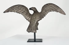 CAST IRON EAGLE, OHIO, SECOND HALF 19TH CENTURY