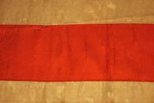 CIVIL WAR INFANTRY BATTLE FLAG, 34 GILT-PAINTED STARS, DIMINUTIVE FORM