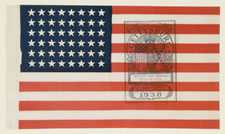 CIVIL WAR VETERAN'S OVERPRINT, 75TH ANNIVERSARY OF THE BATTLE OF GETTYSBURG