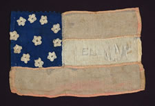 CONFEDERATE 1ST NATIONAL BIBLE FLAG, POSSIBLE SOUTH CAROLINA ASSOCIATION