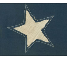 CONFEDERATE FIRST NATIONAL FLAG OR "STARS & BARS", AN UNUSUALLY NICE REUNION PERIOD EXAMPLE, 1884-1920