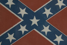 CONFEDERATE NAVY JACK or BATTLE-STYLE PARADE FLAG, 1910-1930