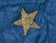 THE CONFEDERATE STARS & BARS BATTLE FLAG OF THE 5TH LOUISINANA INFANTRY (KENNEDY'S BATTALLION OF NEW ORLEANS), 1861