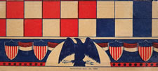 'DEFEND THE FLAG' PATRIOTIC GAME BOARD, 1898