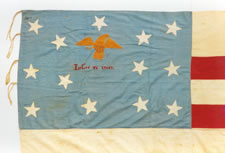 Exceptional 13 Star Flag -- 1857 -- Eagle in Canton -- In God We Trust