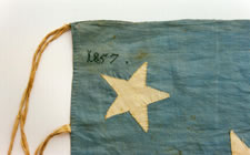 Exceptional 13 Star Flag -- 1857 -- Eagle in Canton -- In God We Trust