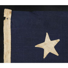 AN EXCEPTIONAL, PRE-CIVIL WAR, 13 STAR FLAG WITH A BEAUTIFUL MEDALLION CONFIGURATION OF STARS THAT IS UNIQUE AMONG ITS KNOWN EARLY COUNTERPARTS, 1830-1850