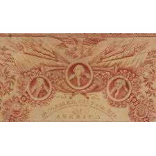 EXCEPTIONAL 1821 PRINTING OF THE DECLARATION OF INDEPENDENCE ON CLOTH, PRODUCED AND DISTRIBUTED BY ROBERT & COLLIN GILLESPIE