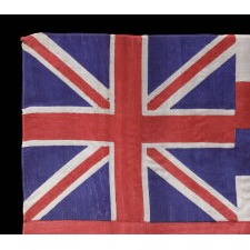 HAWAIIAN PARADE FLAG, CA 1893-1920's, PRE-STATEHOOD, A RARE EXAMPLE IN THIS EARLY PERIOD