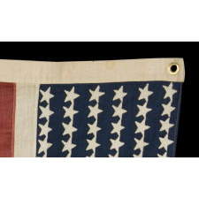 HIGHLY UNUSUAL ALLIED FORCES FLAG FROM THE LATTER HALF OF WWI (1914-1918), COMPRISED OF SIX INDIVIDUALLY PIECED-AND-SEWN FLAGS OF THE MAJOR ALLIED NATIONS: AMERICA, ITALY, BELGIUM, FRANCE, BRITAIN, AND JAPAN