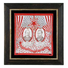 PAIR OF KERCHIEFS FROM THE 1904 PRESIDENTIAL CAMPAIGN: ROOSEVELT VS. PARKER