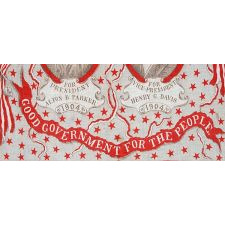 PAIR OF KERCHIEFS FROM THE 1904 PRESIDENTIAL CAMPAIGN: ROOSEVELT VS. PARKER