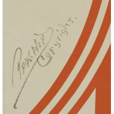 PORTRAIT STYLE BANNER MADE FOR THE 1932 PRESIDENTIAL CAMPAIGN OF FRANKLIN DELANO ROOSEVELT