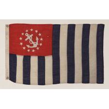 POWER SQUADRONS ENSIGN, MADE BY ANNIN IN NEW YORK CITY, 1914-1920’s