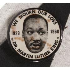 RARE FELT PENNANT FROM THE MARCH ON WASHINGTON, AUGUST 28, 1963, WHEN MARTIN LUTHER KING DELIVERED HIS HISTORIC "I HAVE A DREAM" SPEECH