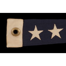 U.S. NAVY COMMISSION PENNANT WITH 7 STARS, A 4 FT. EXAMPLE, WWI-WWII ERA (1917-1945)