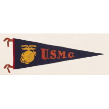 UNITED STATES MARINE CORPS PENNANT, circa 1914-1920’s