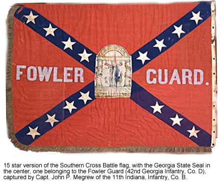 union and confederate flags crossed