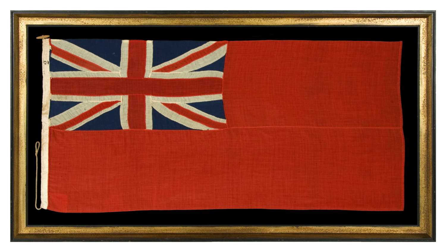 sammenhængende brænde Gå glip af Jeff Bridgman Antique Flags and Painted Furniture - BRITISH RED ENSIGN,  ENTIRELY HAND-SEWN, ca 1880-1920's