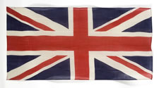 BRITISH UNION JACK, PRESS-DYED WOOL, WWI-WWII ERA (1914-1945)