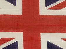 BRITISH UNION JACK, PRESS-DYED WOOL, WWI-WWII ERA (1914-1945)